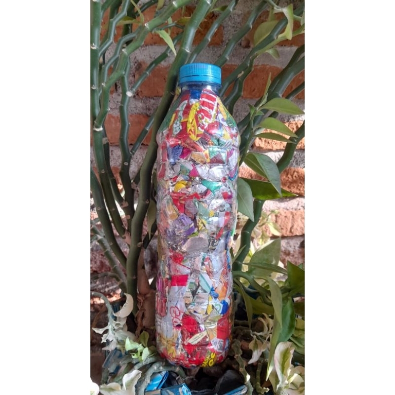 Jual Eco Brick Ecobrick Ekobrik Botol 600ml Padat Banget Shopee