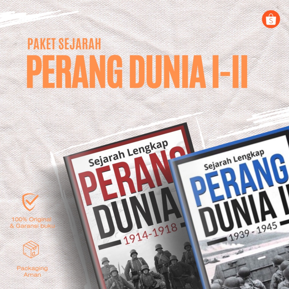 Jual KODE X9E8 Paket Sejarah Lengkap Perang Dunia 1 2 Shopee Indonesia