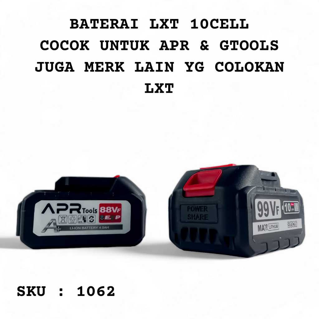 Jual Baterai LXT 88V 20V 99V 36V 48V Batere Bor Batre Impact