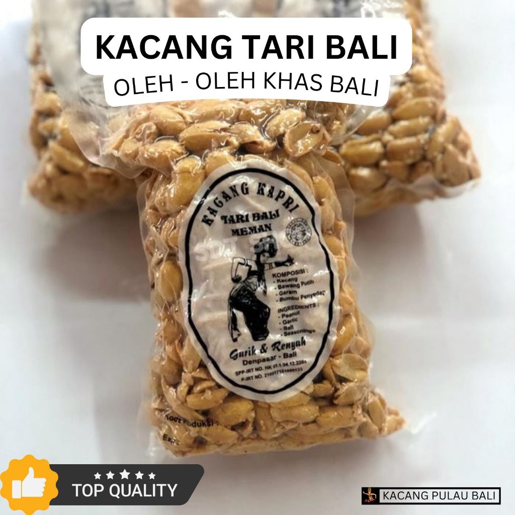 Jual Kacang Kapri Tari Bali Oleh Oleh Khas Bali Shopee Indonesia