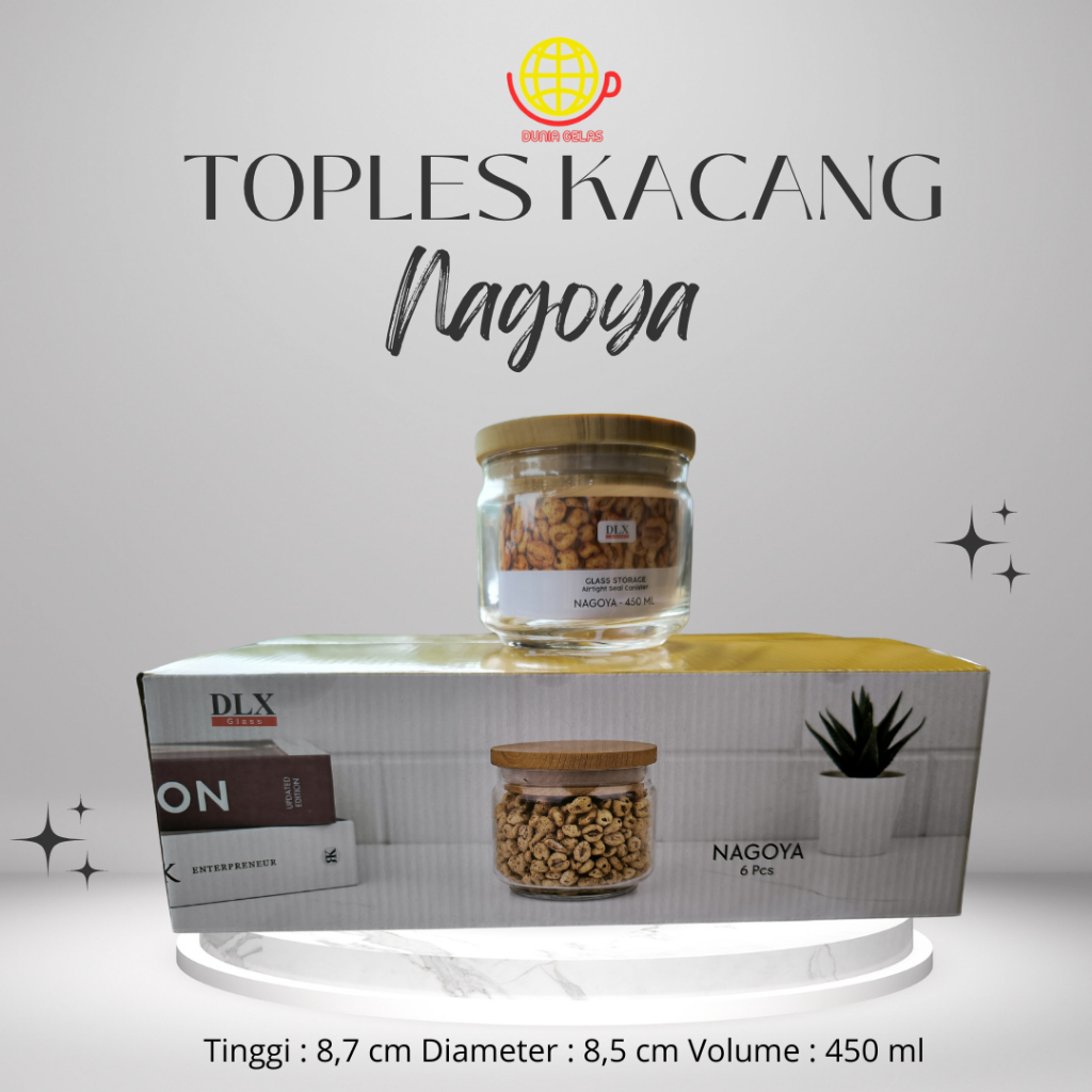 Jual Set Isi Pcs Toples Kaca Nagoya Ml Set Toples Permen Ml