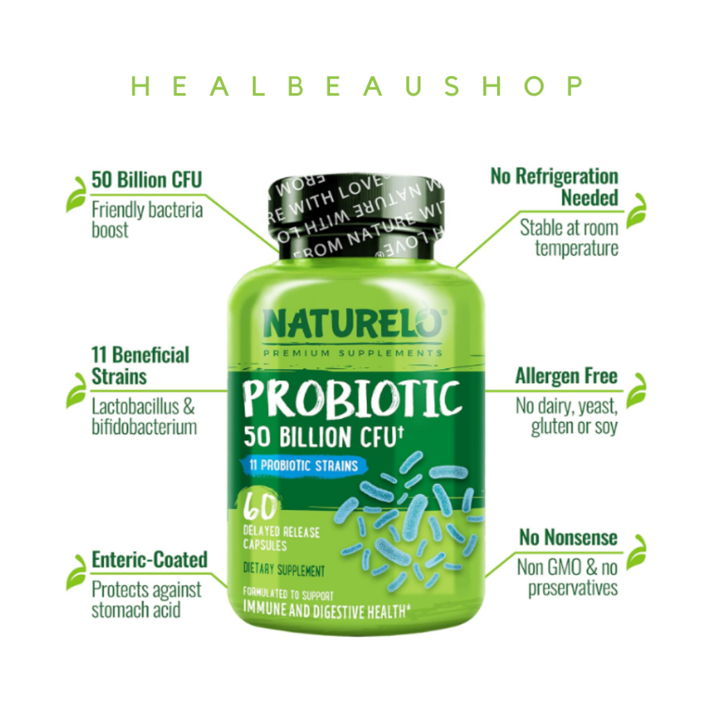 Jual Naturelo Billion Cfu Probiotic Probiotik Strain Caps Ori