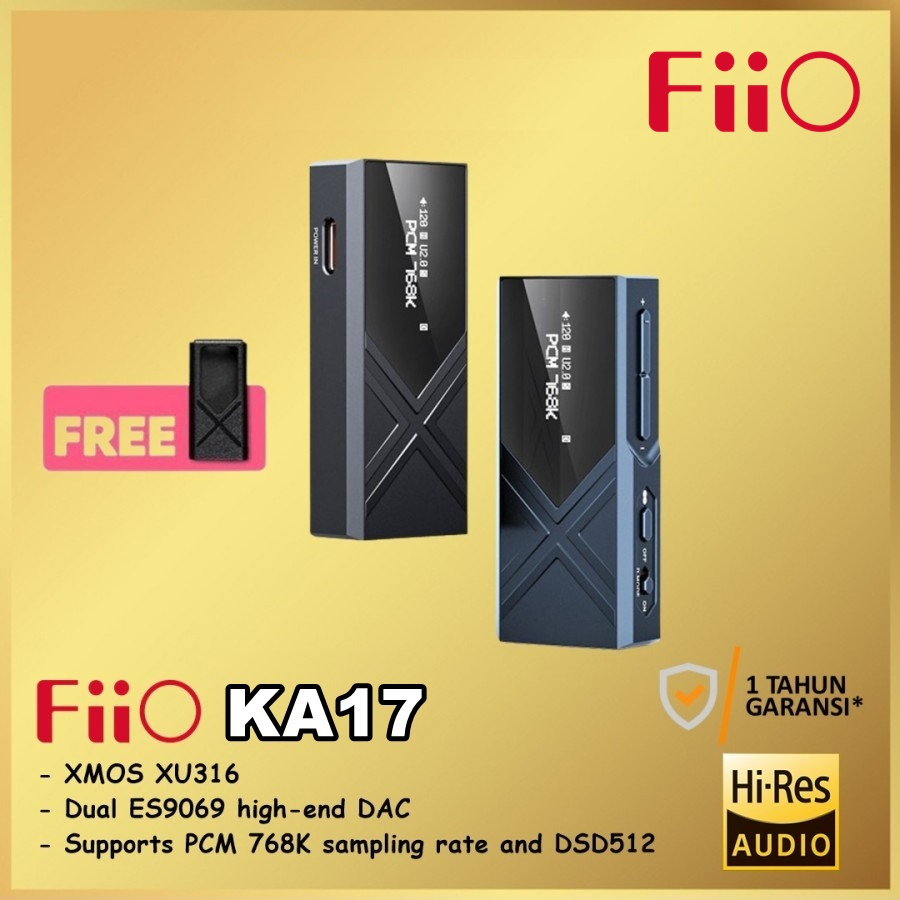 Jual Fiio Ka Dac And Headphone Amplifier W Dual Es Dacs Ka