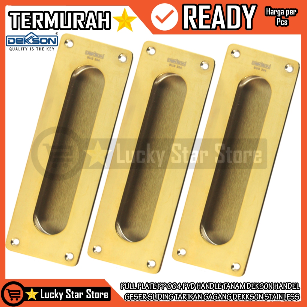 Jual Handle Tanam Dekson Pull Plate Pp Pvd Handel Pintu Geser