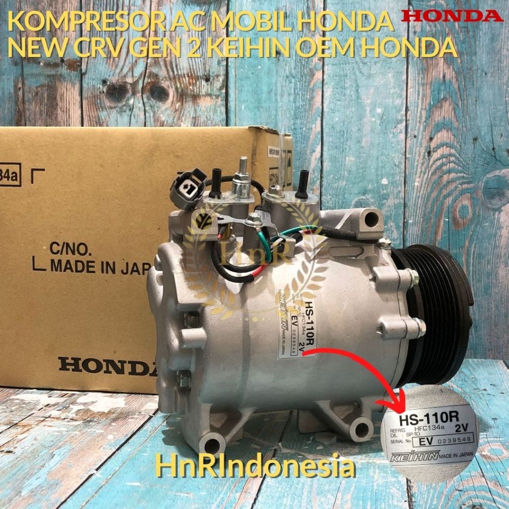 Jual Kompresor AC Mobil Honda New CRV Gen 2 Keihin COMPRESSOR OEM