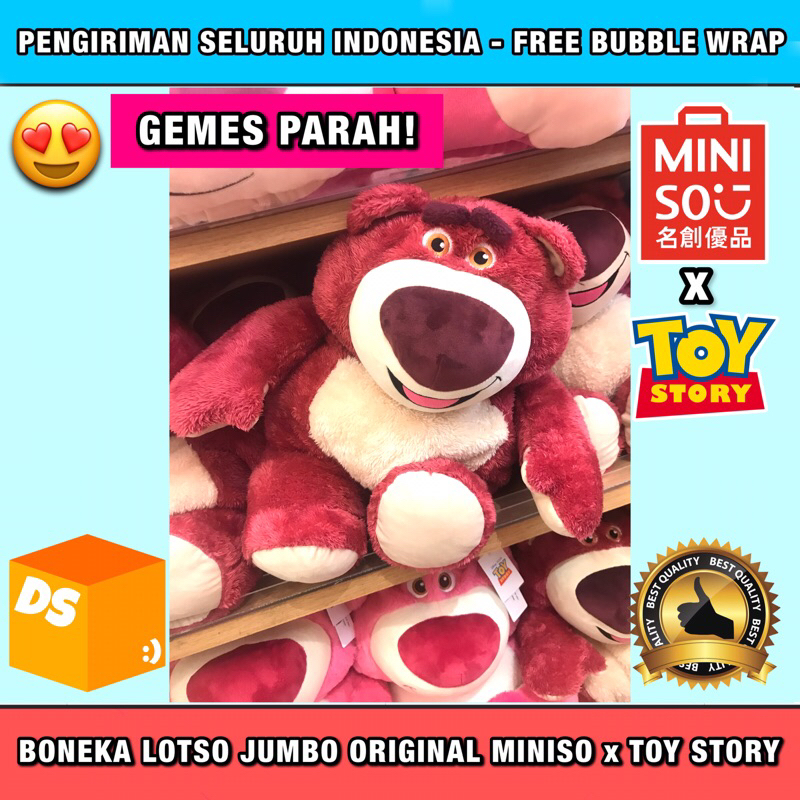 Jual Boneka Lotso Jumbo Original Miniso X Toy Story Pengiriman