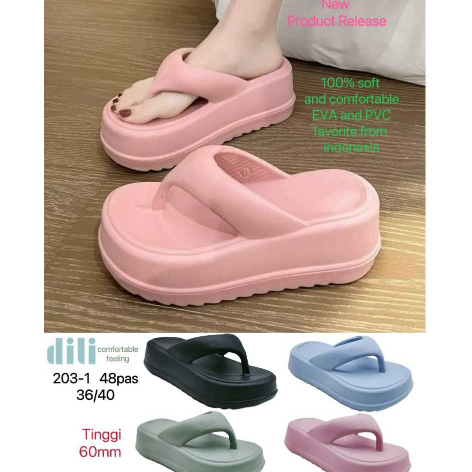 Jual Termurah Sandal Jepit Jelly Polos Wanita Kekinian Sandal Jepit