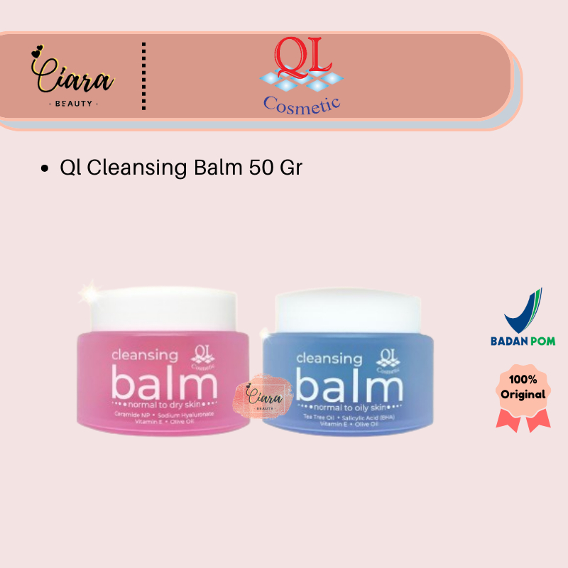 Jual QL CLEANSING BALM SERIES 50GR NORMAL TO OILY SKIN NORMAL TO