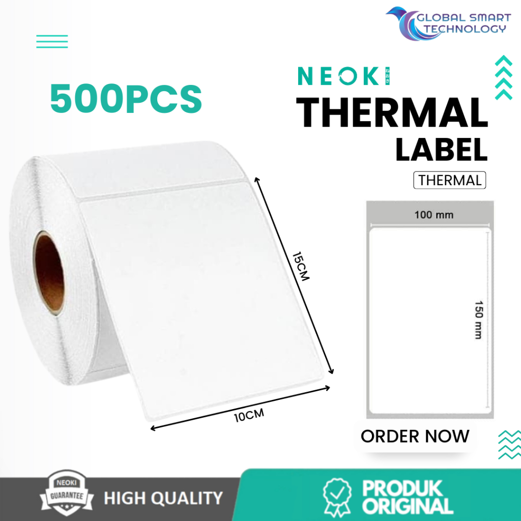 Jual Kertas Sticker Label Thermal Resi X Mm A Isi Lembar