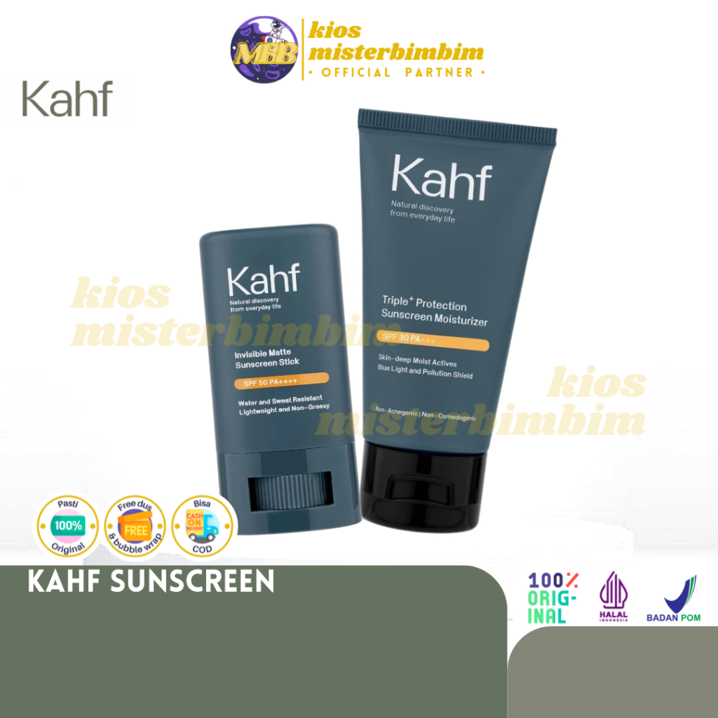 Jual Kahf Triple Protection Sunscreen Moisturizer Spf Pa Spf Pa