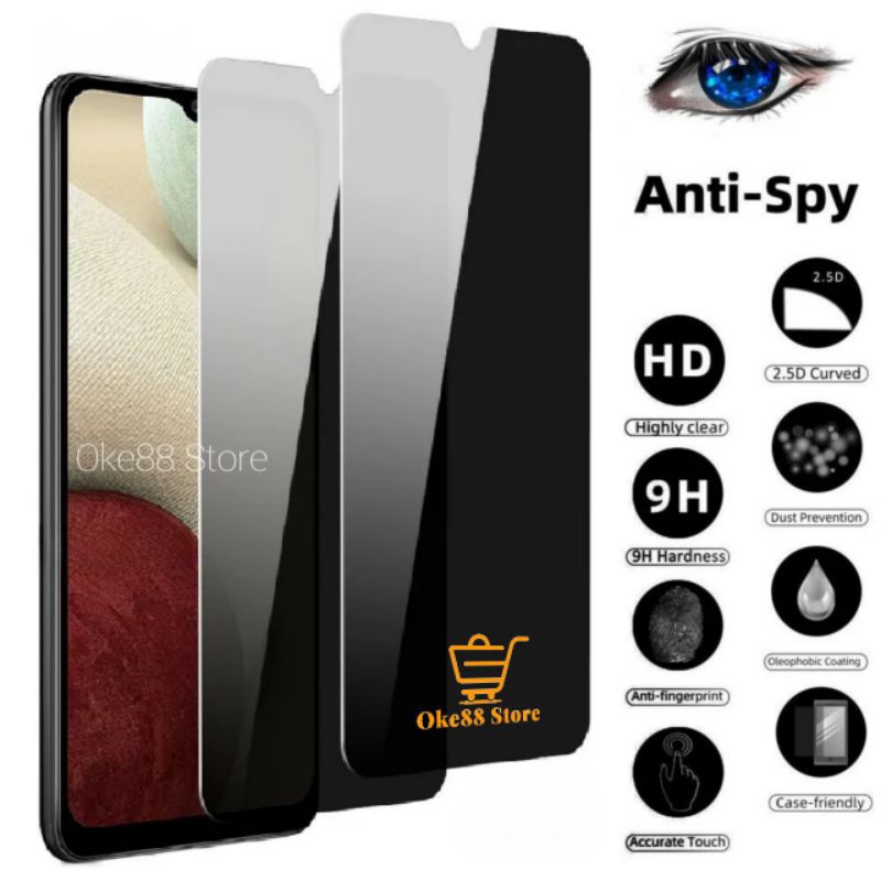 Jual Tempered Glass Anti Spy Samsung A A A G A G A G A