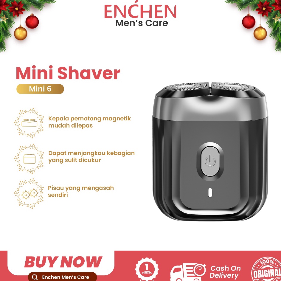 Jual Diskon Belanja ENCHEN Mini 6 Portable Mini Shaver Alat Cukur