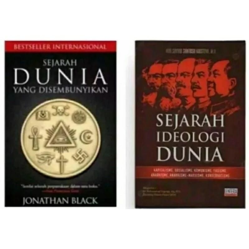 Jual Paket 2 Buku Hemat SEJARAH DUNIA YANG DISEMBUNYIKAN SEJARAH