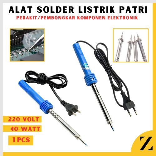 Jual Alat Solder Listrik Patri Listrik Timah Soldering Iron 40W 40Watt