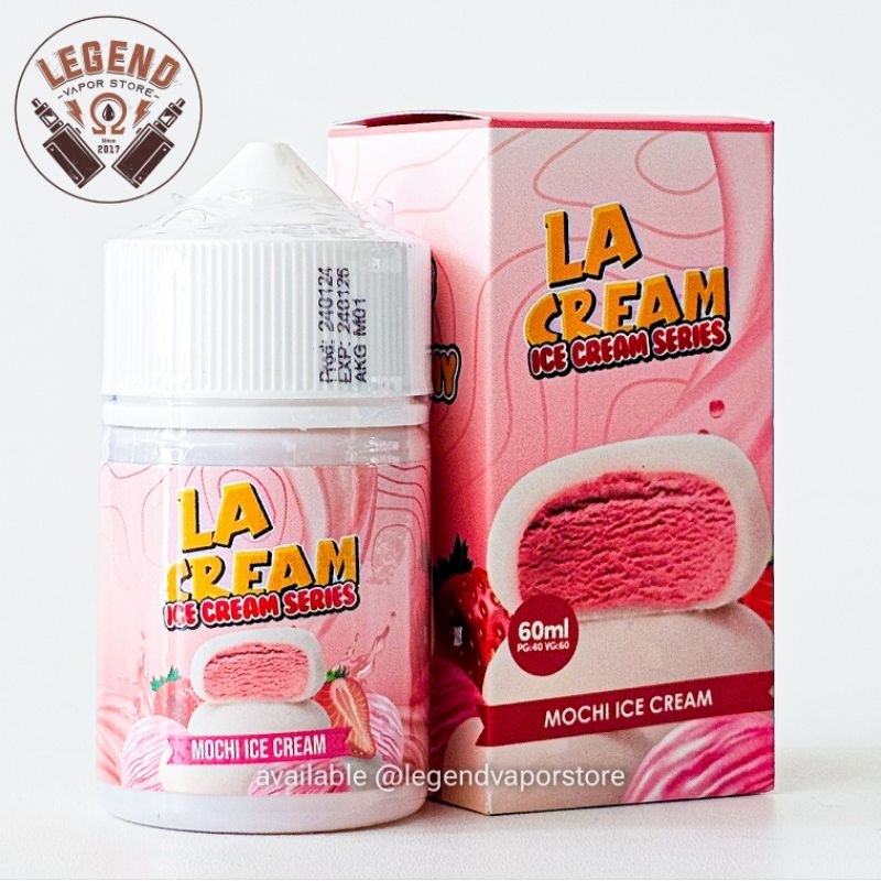 Jual Freebase Liquid La Cream Mochi Ice Cream Ml Mg Mg Authentic