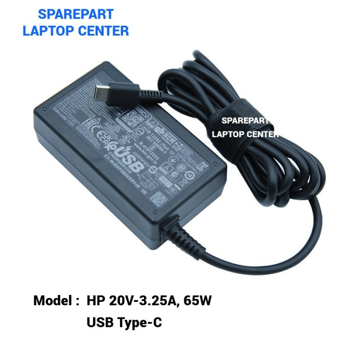 Jual Adapter Charger Hp 20V 3 25A USB C TPN CA01 TPN CA06 Shopee