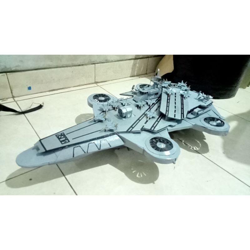 Jual Miniatur Rc Skycarrier USS Musk CVN X Modern Warship Shopee