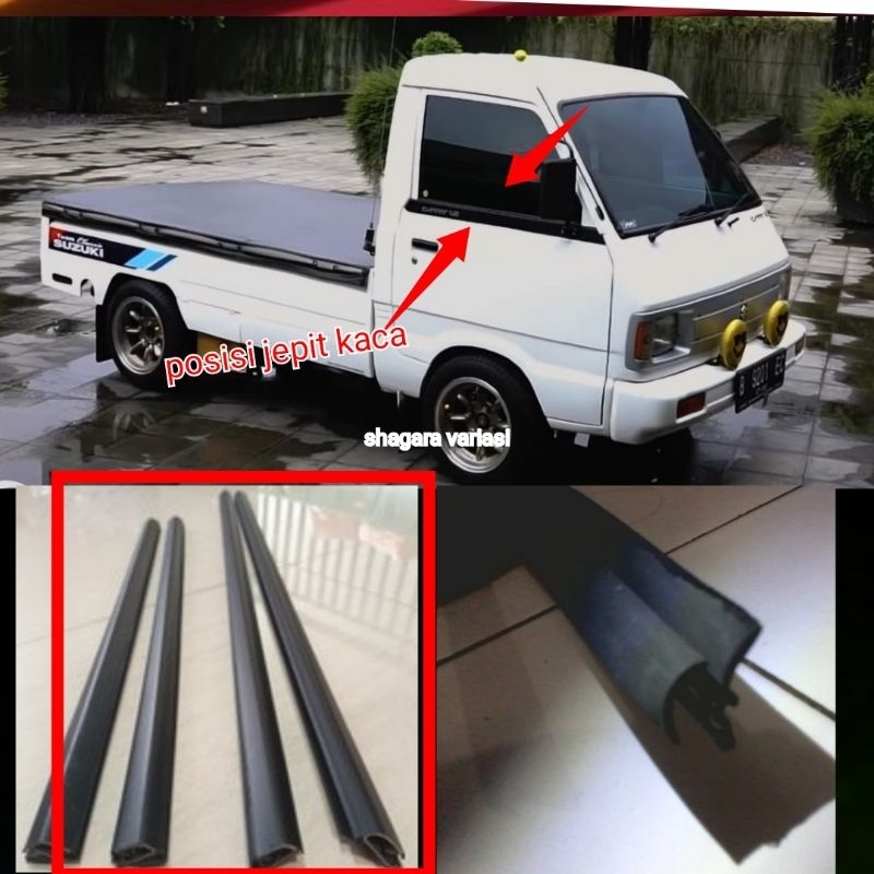 Jual Karet Pelipit Kaca Mobil Suzuki Carry Karet Kaca Pintu Mobil