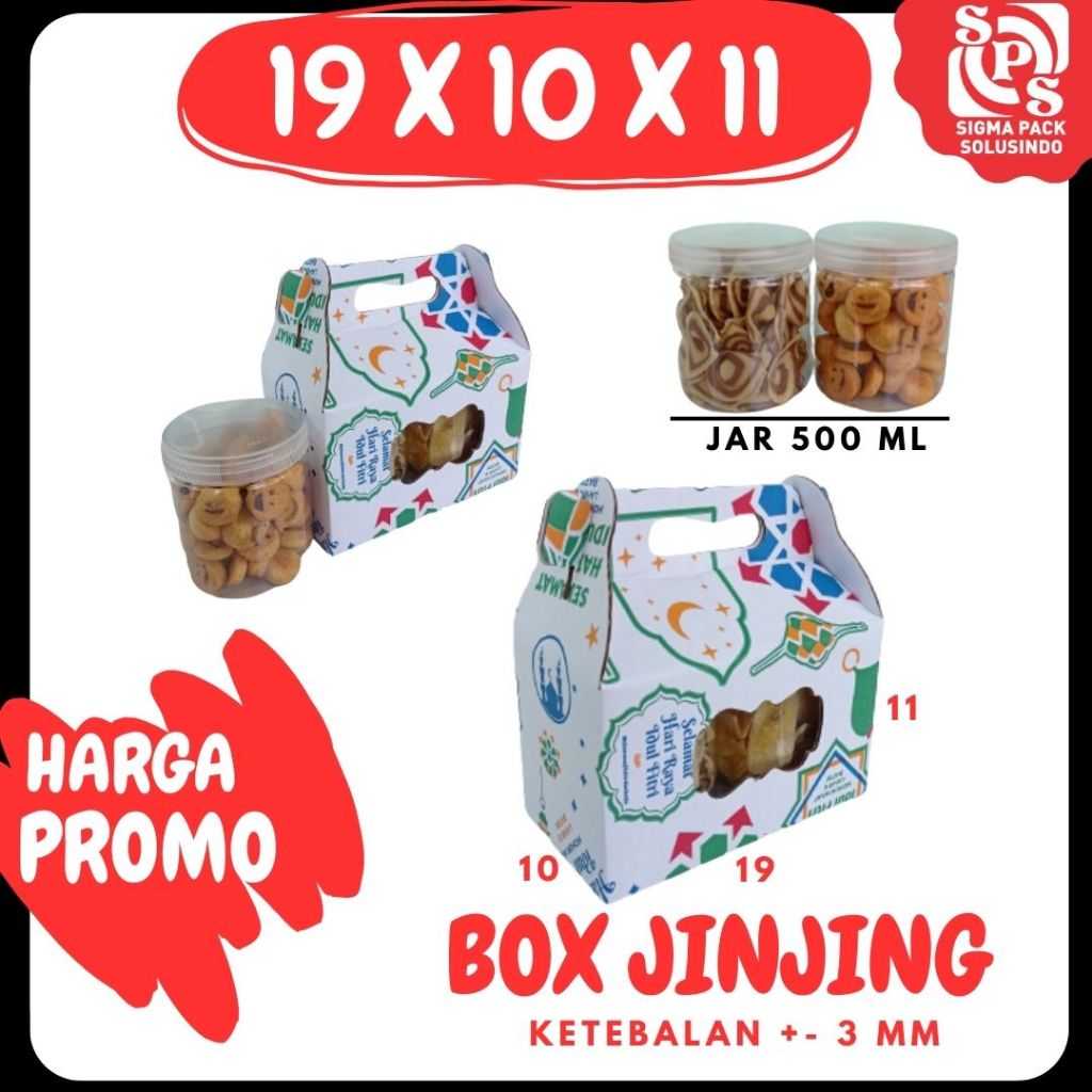 Jual Box Kuker Jar X X Toples Jar Ml Isi Jinjing Gable Box