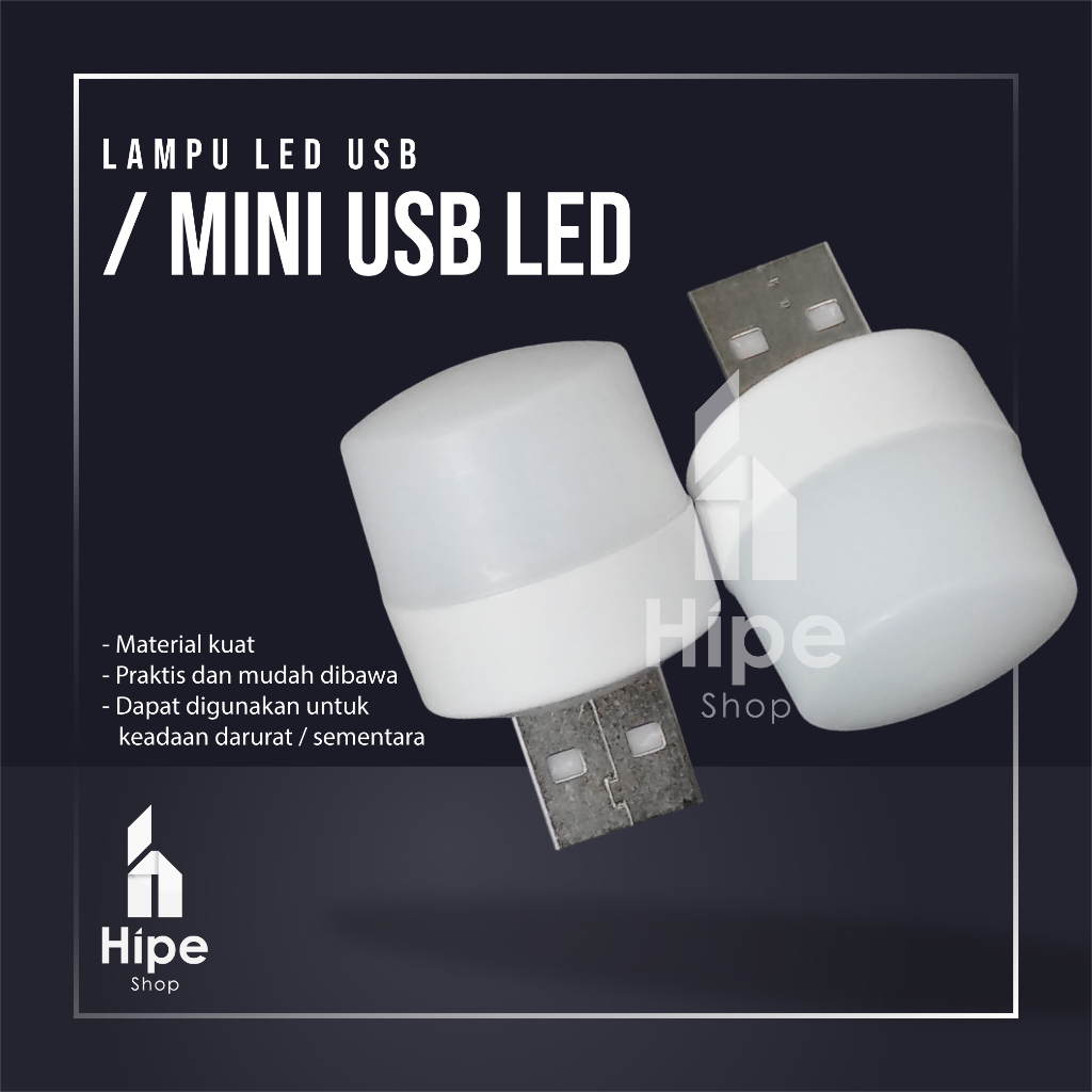 Jual Lampu LED Mini USB Portable Lampu Penerangan Untuk Baca Tidur