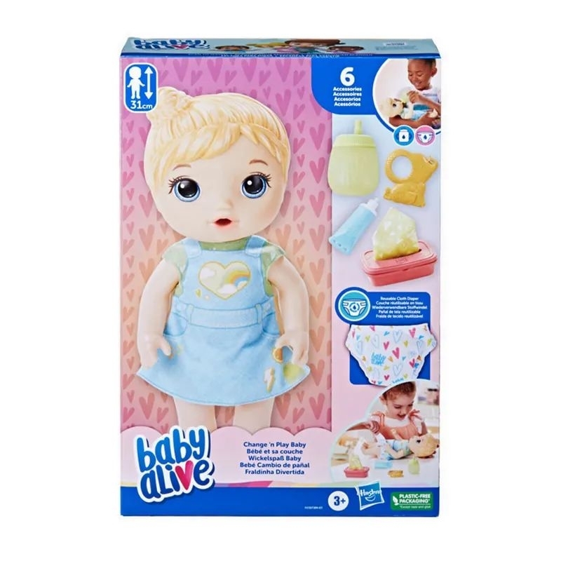 Jual Baby Alive Change N Play Baby Doll Blonde Hair Byaf Shopee