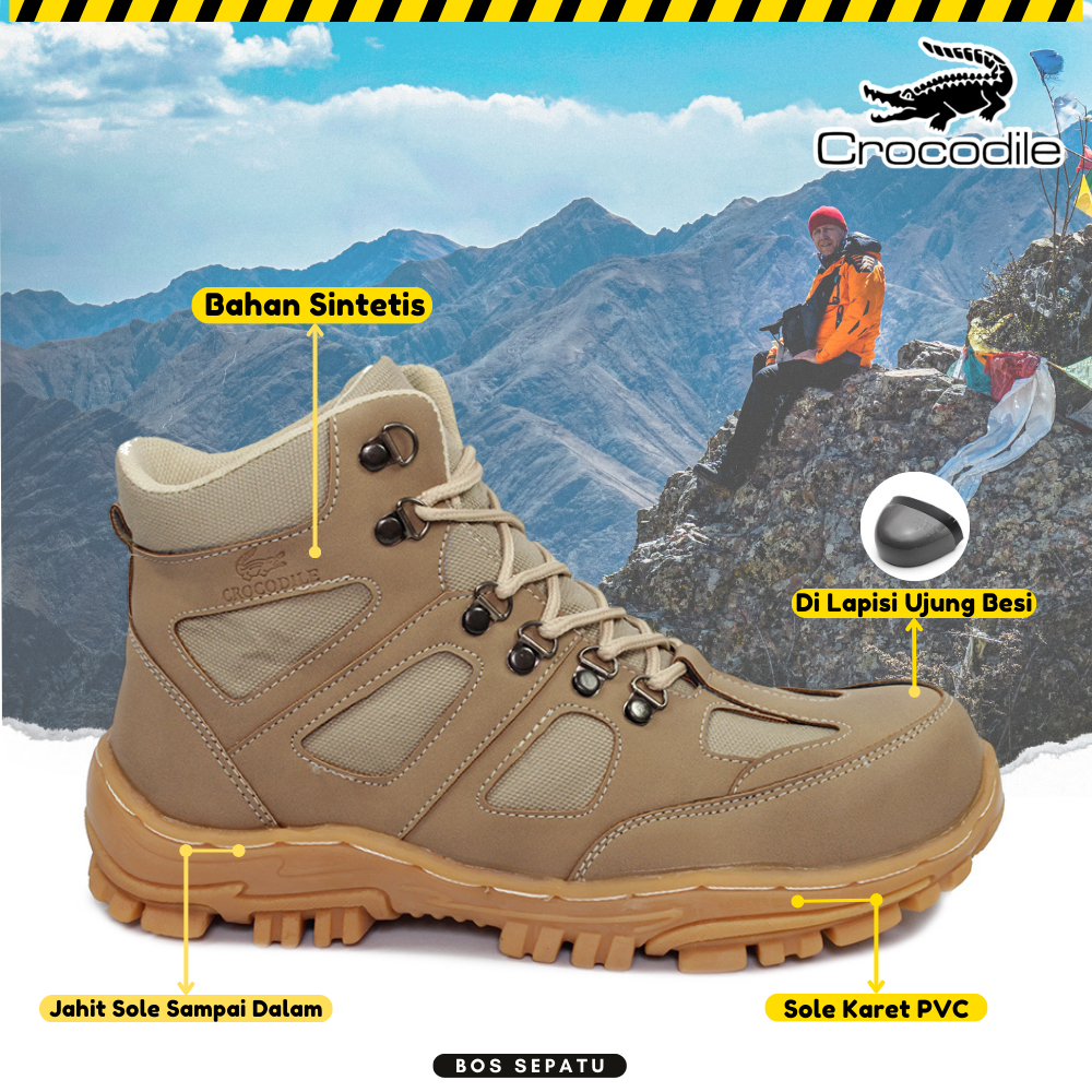 Jual Sepatu Boots Pria Sepatu Safety Pria Ujung Besi Sepatu Pria