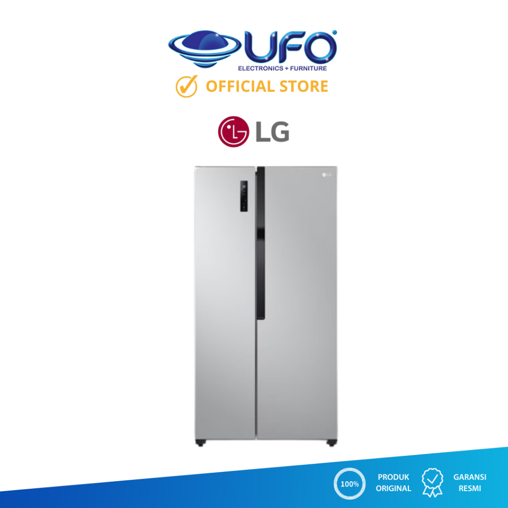 Jual LG GCFB507PQAM KULKAS SIDE BY SIDE 509L TOTAL NO FROST DAN SMART