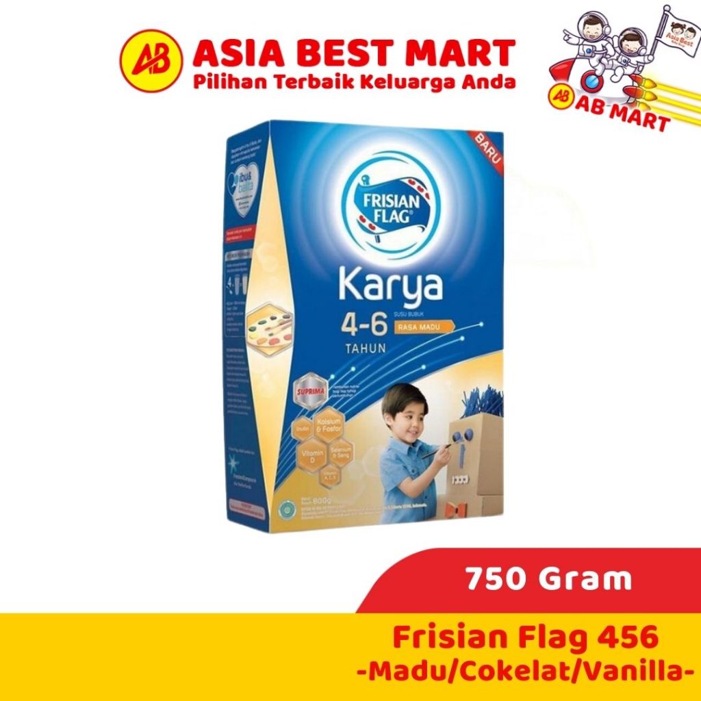 Jual Frisian Flag Bendera 456 Madu Coklat Vanila 750 Gr Karya Susu