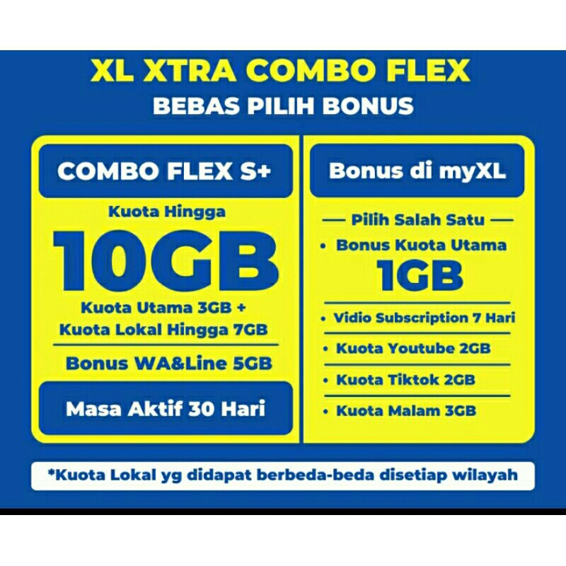 Jual KUOTA XL XTRA COMBO FLEX PAKET DATA XL XTRA COMBO FLEX MURAH