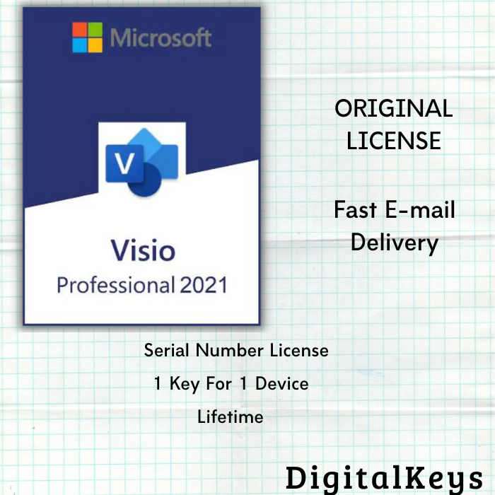 Jual Visio 2021 Professional Original Serial Number Lisensi Key