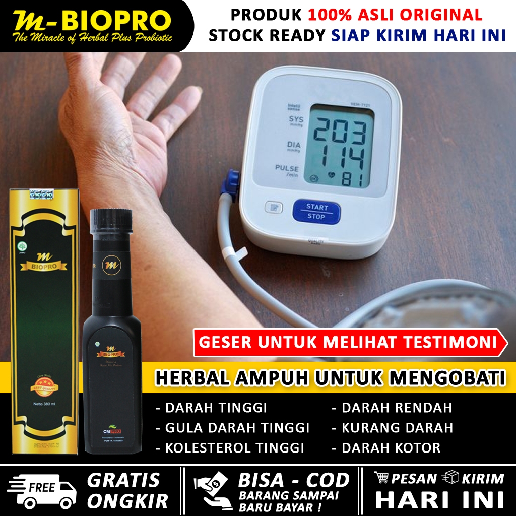 Jual Obat Darah Tinggi Paling Ampuh Mbiopro Darah Tinggi Kolesterol