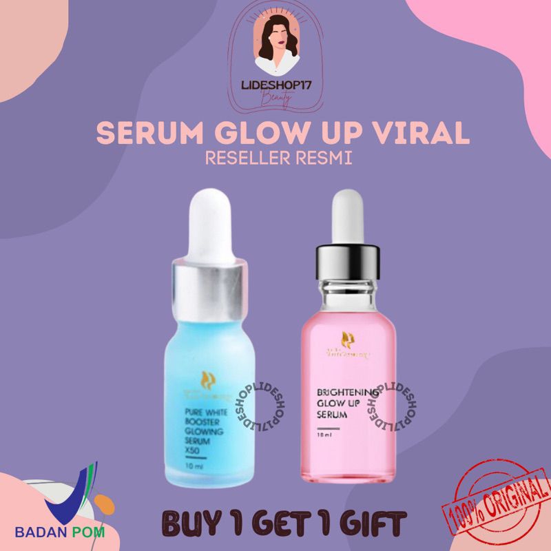 Jual SALE DISTRIBUTOR RESMI SERUM PURE WHITE BOOSTER X50 GLOW UP VIRAL