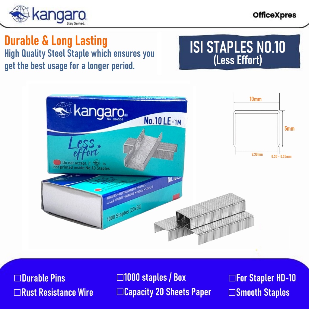 Jual Isi Staples Kecil No Le Necis Isi Hekter Less Effort Save