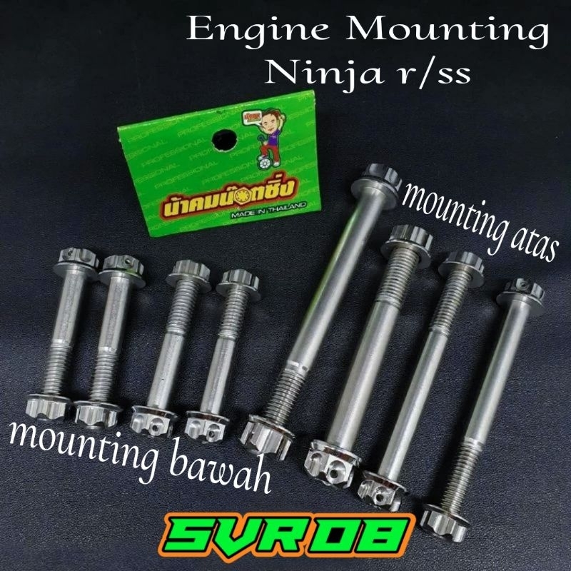 Jual Baut Enggine Mounting Baut Pangkon Dudukan Breket Mesin Ninja R Ss