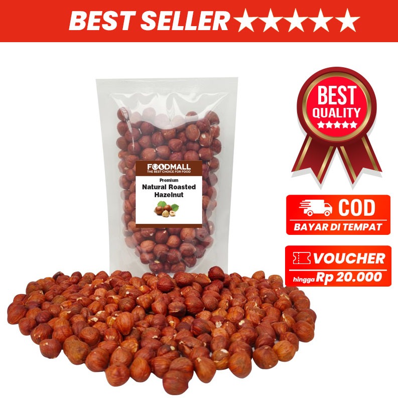 Jual Hazelnut Roasted Kacang Hazelnut Panggang Shopee Indonesia