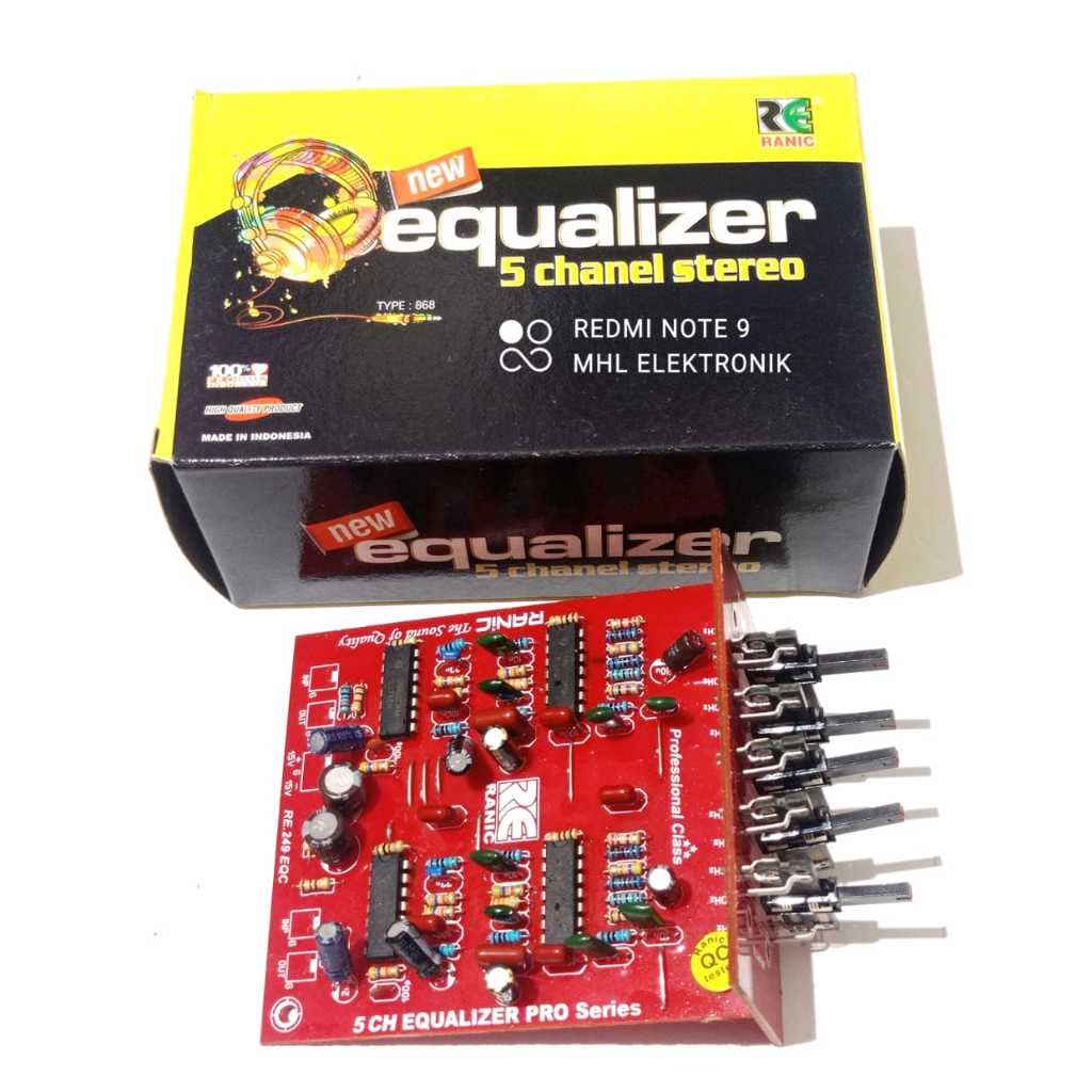 Jual Kit Equalizer Stereo Ch Equaliser Channel Ranic Shopee Indonesia