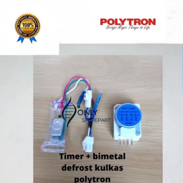 Jual Fc Timer Bimetal Defrost Fuse Kulkas Polytron Pintu Satu Set