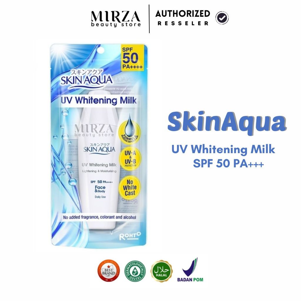 Jual SKINAQUA UV Moisturizer Milk Sunscreen SPF 50 PA Tabir