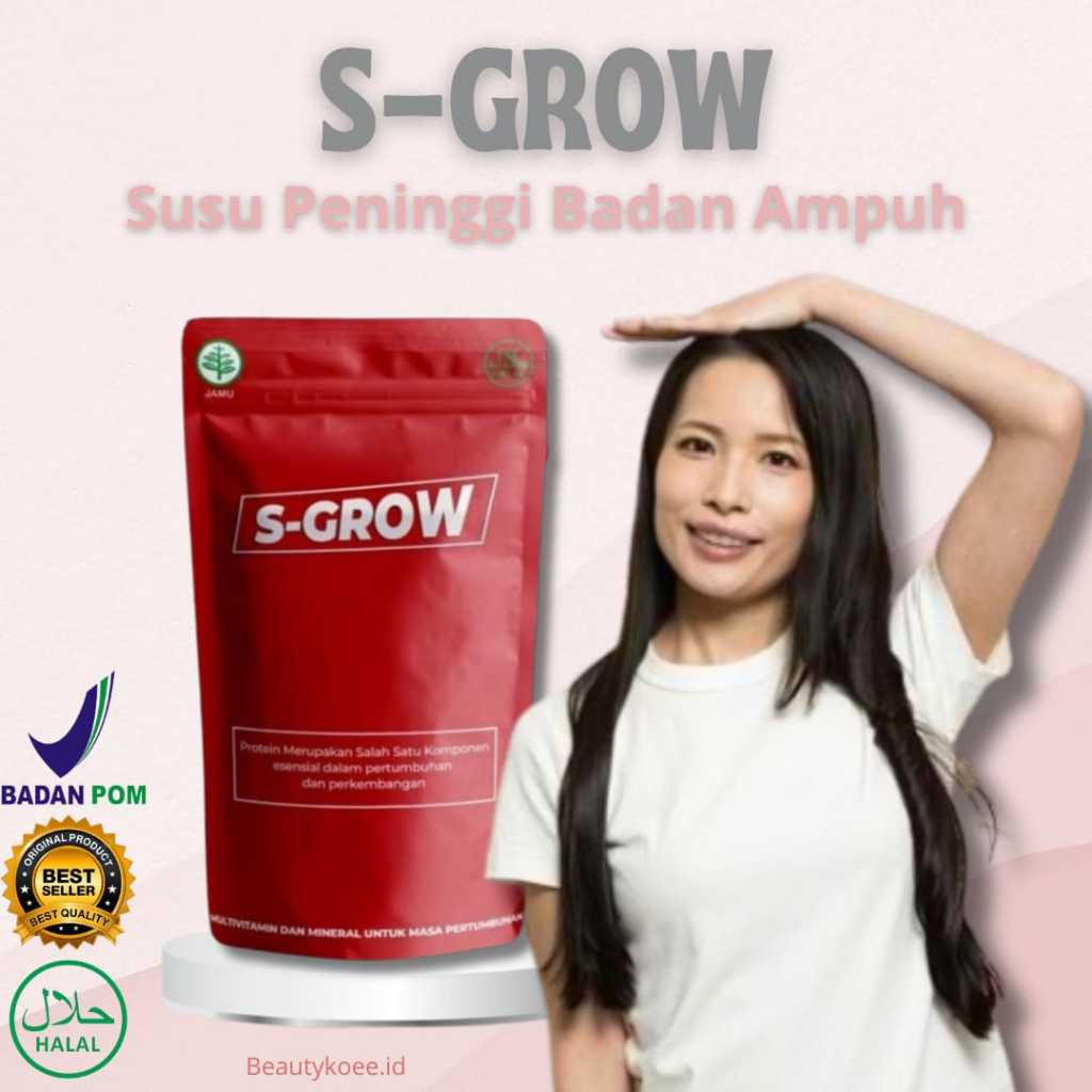 Jual S GROW SUSU Peninggi Badan Terlaris Suplemen Vitamin Penunjang