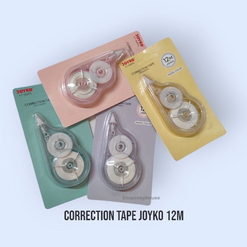 Jual Stipo Kertas Joyko 12m Correction Tape Tip Ex Kertas 1 Pc