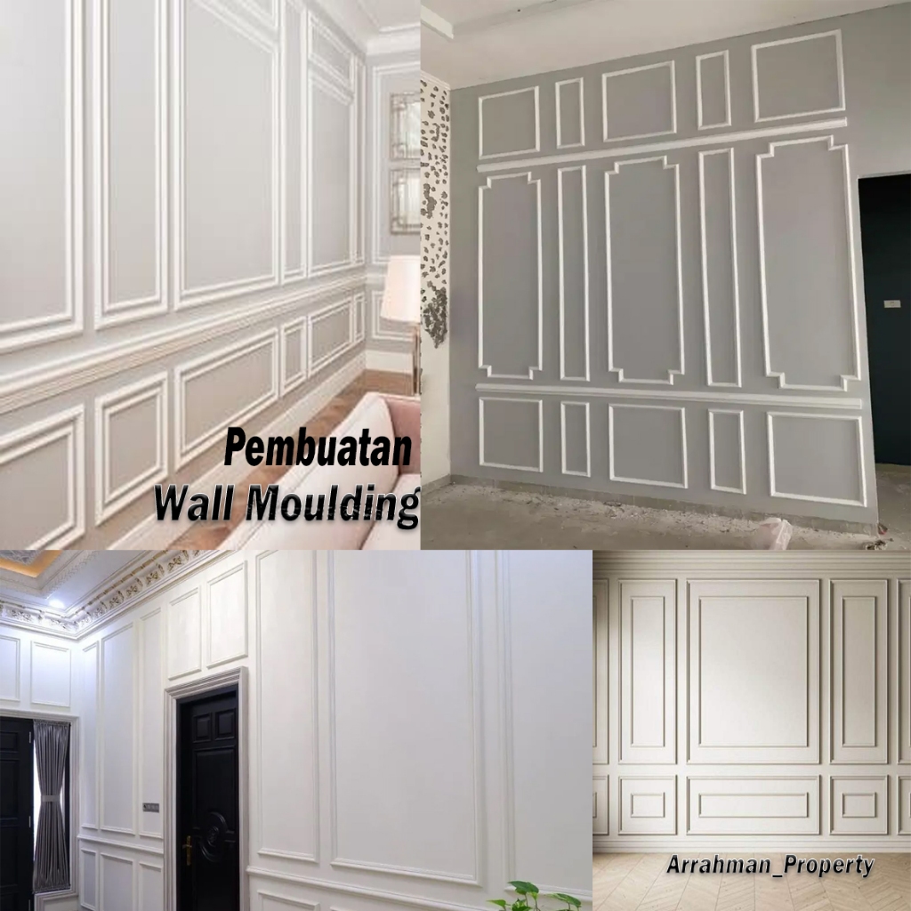 Jual Pemasangann Wall Moulding Dinding Pasang Moulding Gypsum Dinding