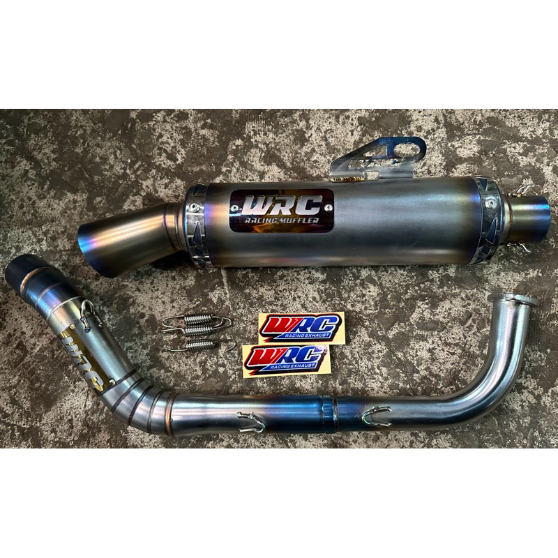 Jual Wrc Knalpot Racing Type Kawa Blue Sanblast Ala Titanium Special