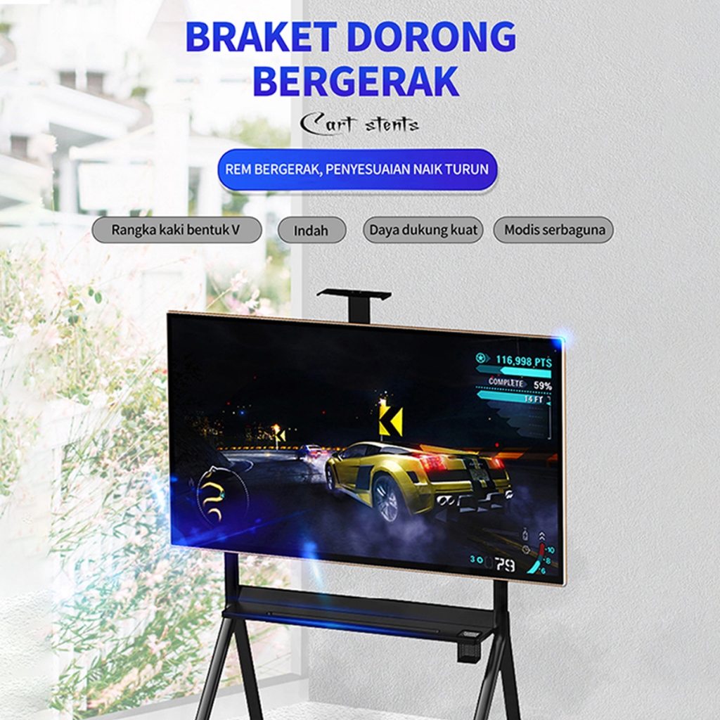 Jual Braket Tv Gantung Bracket Tv Led Inci Dengan Tray Stand Tv