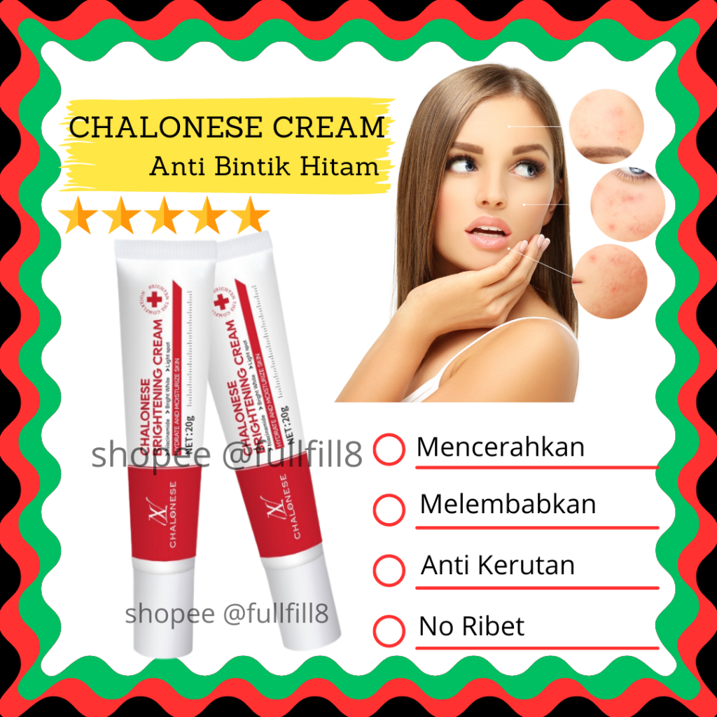 Jual Chalonese Cream Whitening Cream Penghilang Bintik Hitam Dan