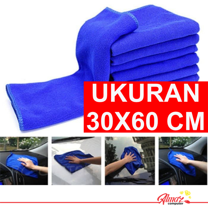 Jual Kain Lap Mobil Motor Microfiber Wash Cloth Cleaning Towel X Cm