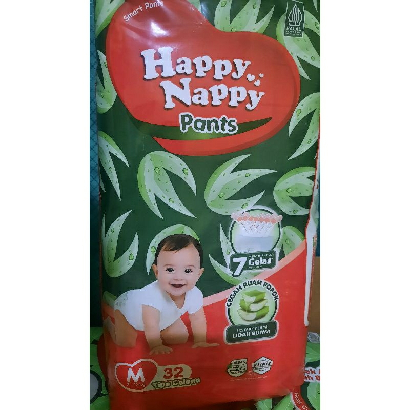 Jual Happy Nappy Pants S40 M32 L28 XL26 Shopee Indonesia