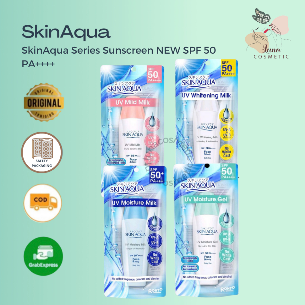 Jual SKIN AQUA Sunscreen Series 40gr Moisture Milk Moisture Gel