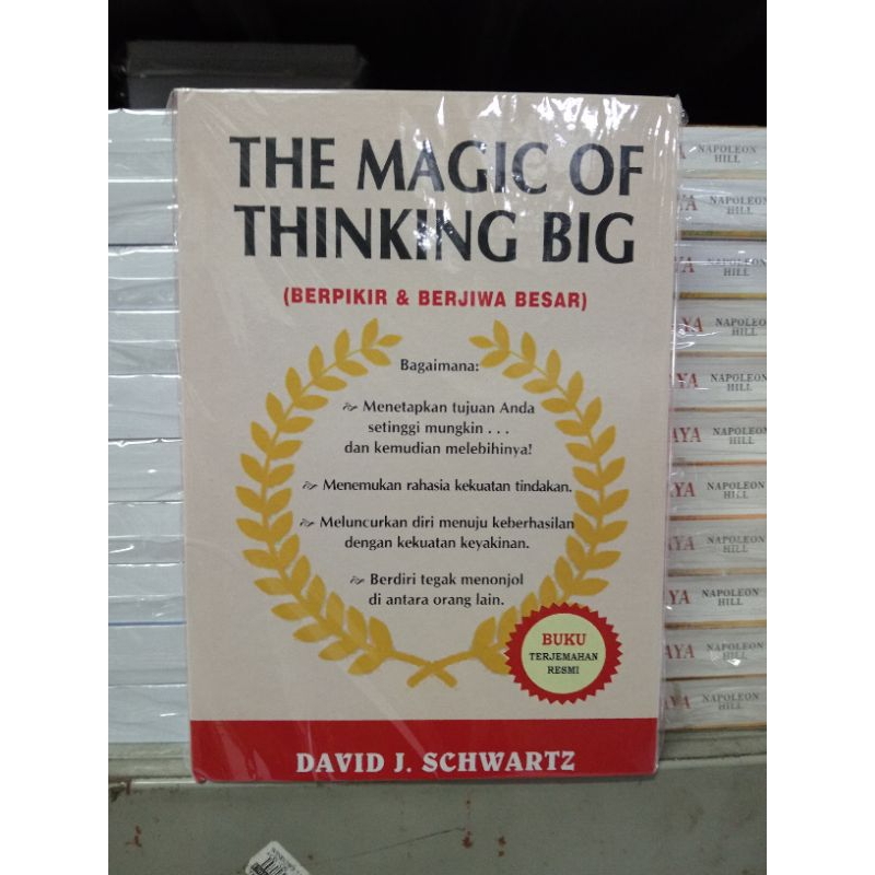 Jual Buku Original Berpikir Dan Berjiwa Besar Oleh David J Schwartz