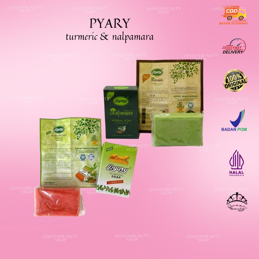 Jual BPOM Pyary Nalpamara Pyary Turmeric Sabun Arab Shopee