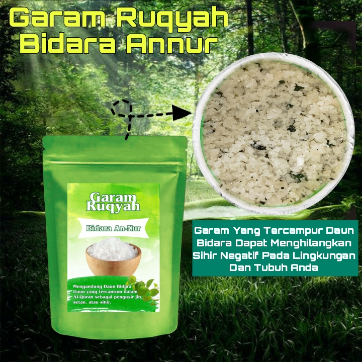 Jual GARAM RUQYAH BIDARA AN NUR 100 ASLI MENCEGAH SEGALA JENIS GANGUAN